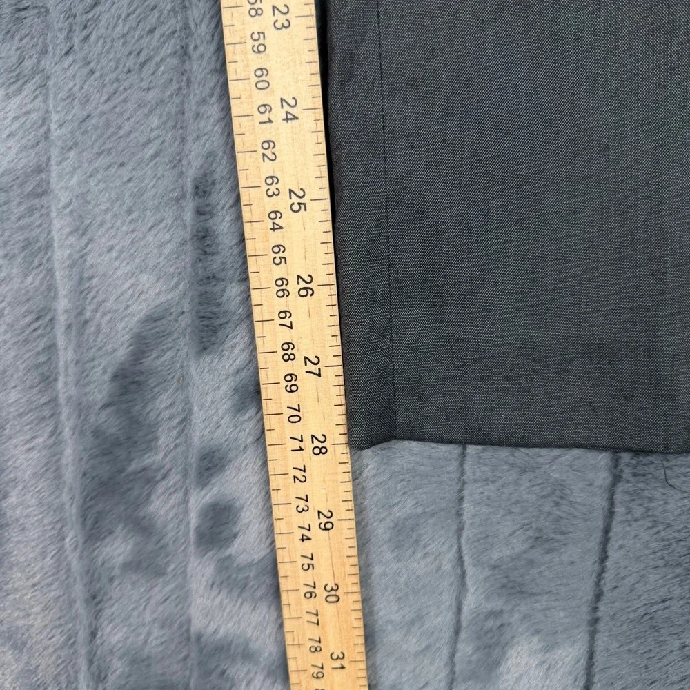 Express Slim Fit Dress Pants Mens 29x30 Charcoal Gray Stretch Wool Blend Trouser